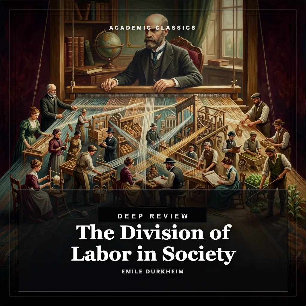 Audiobook cover: The Division of Labor in Society: Deep Review