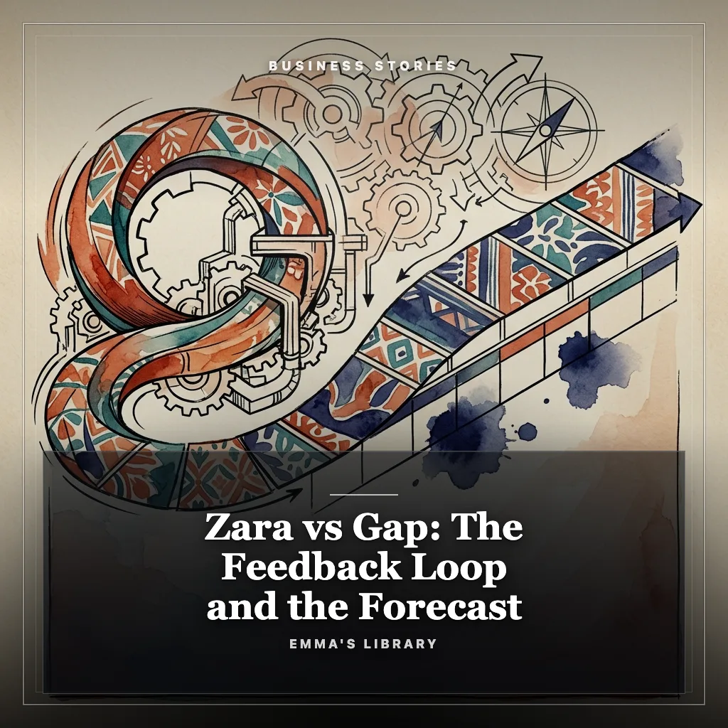 Audiobook cover: Zara vs Gap: The Feedback Loop and the Forecast