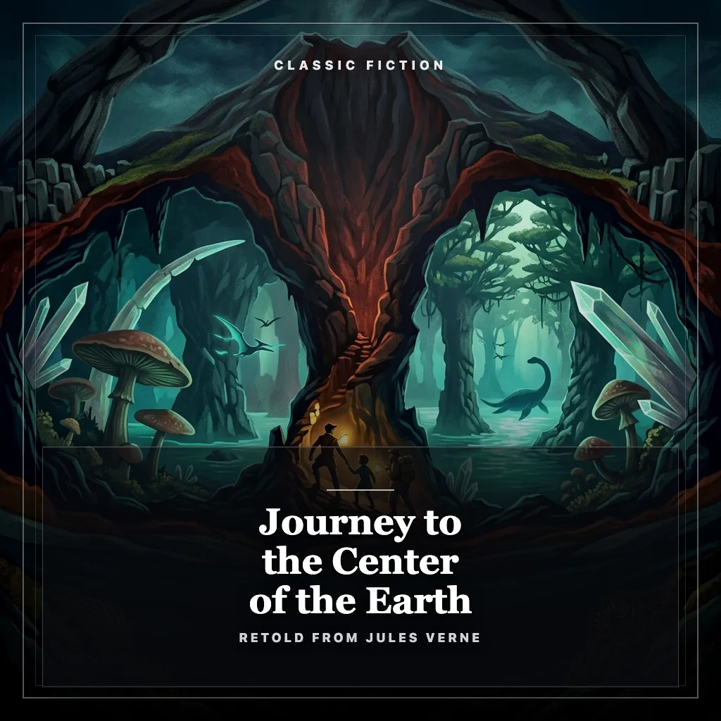 Audiobook cover: Journey to the Center of the Earth