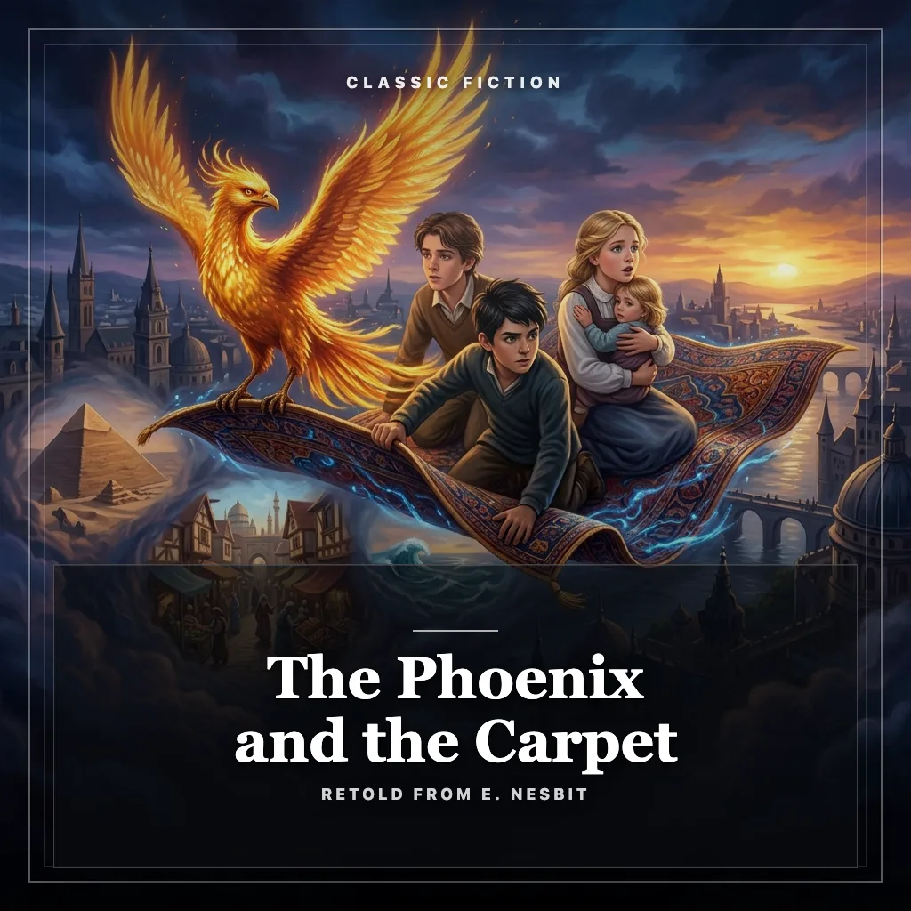 Audiobook cover: The Phoenix and the Carpet