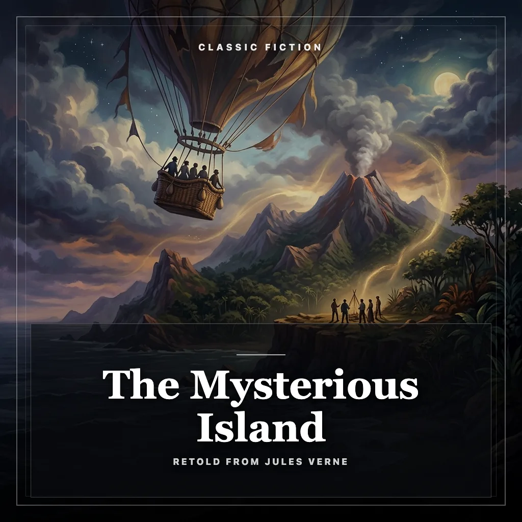 Audiobook cover: The Mysterious Island