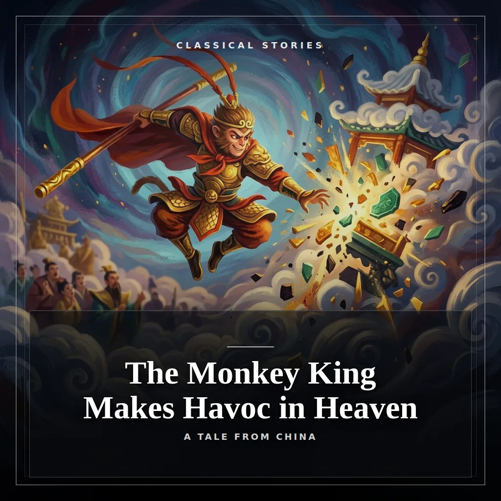 Audiobook cover: The Monkey King Makes Havoc in Heaven
