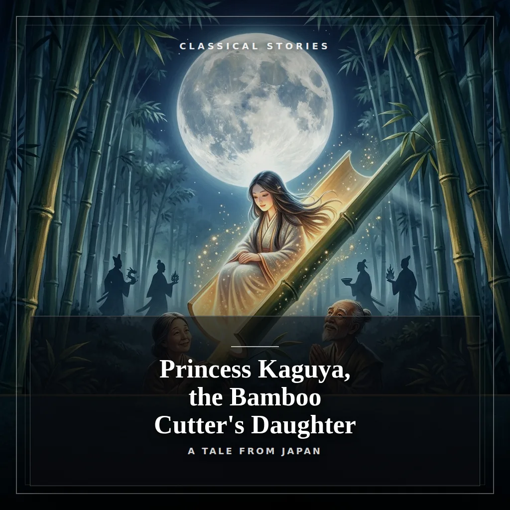Audiobook cover: Princess Kaguya, the Bamboo Cutter's Daughter