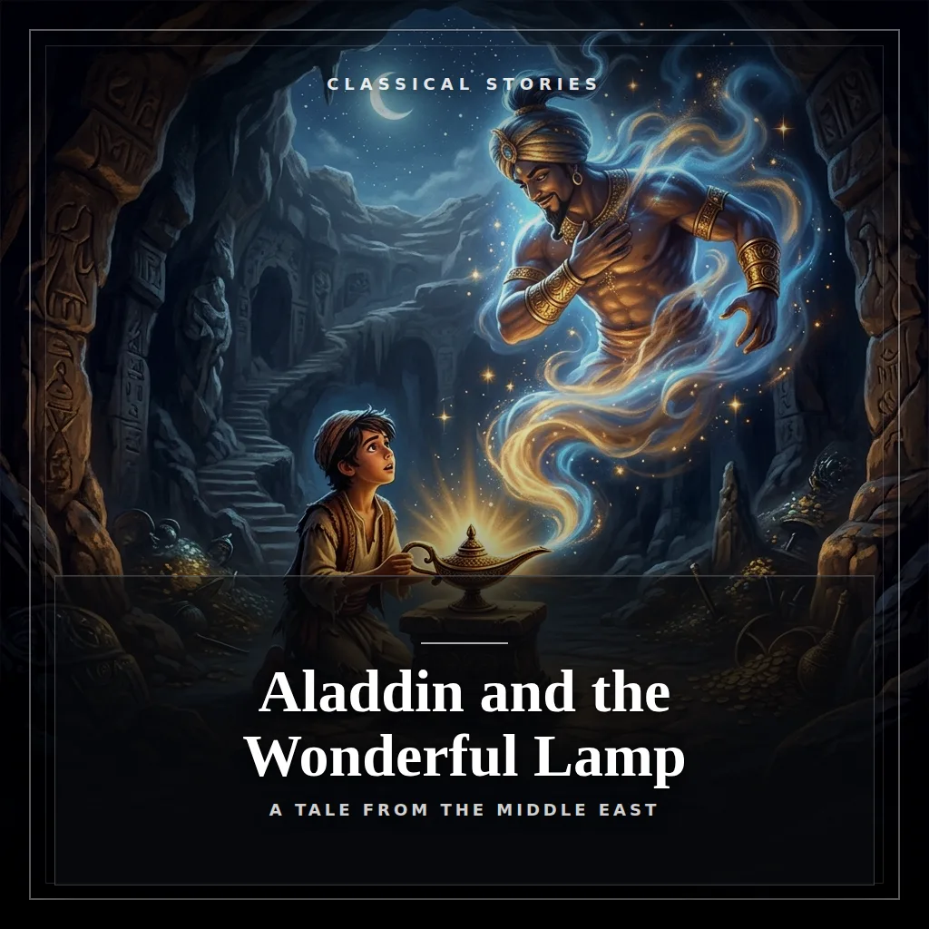 Audiobook cover: Aladdin and the Wonderful Lamp