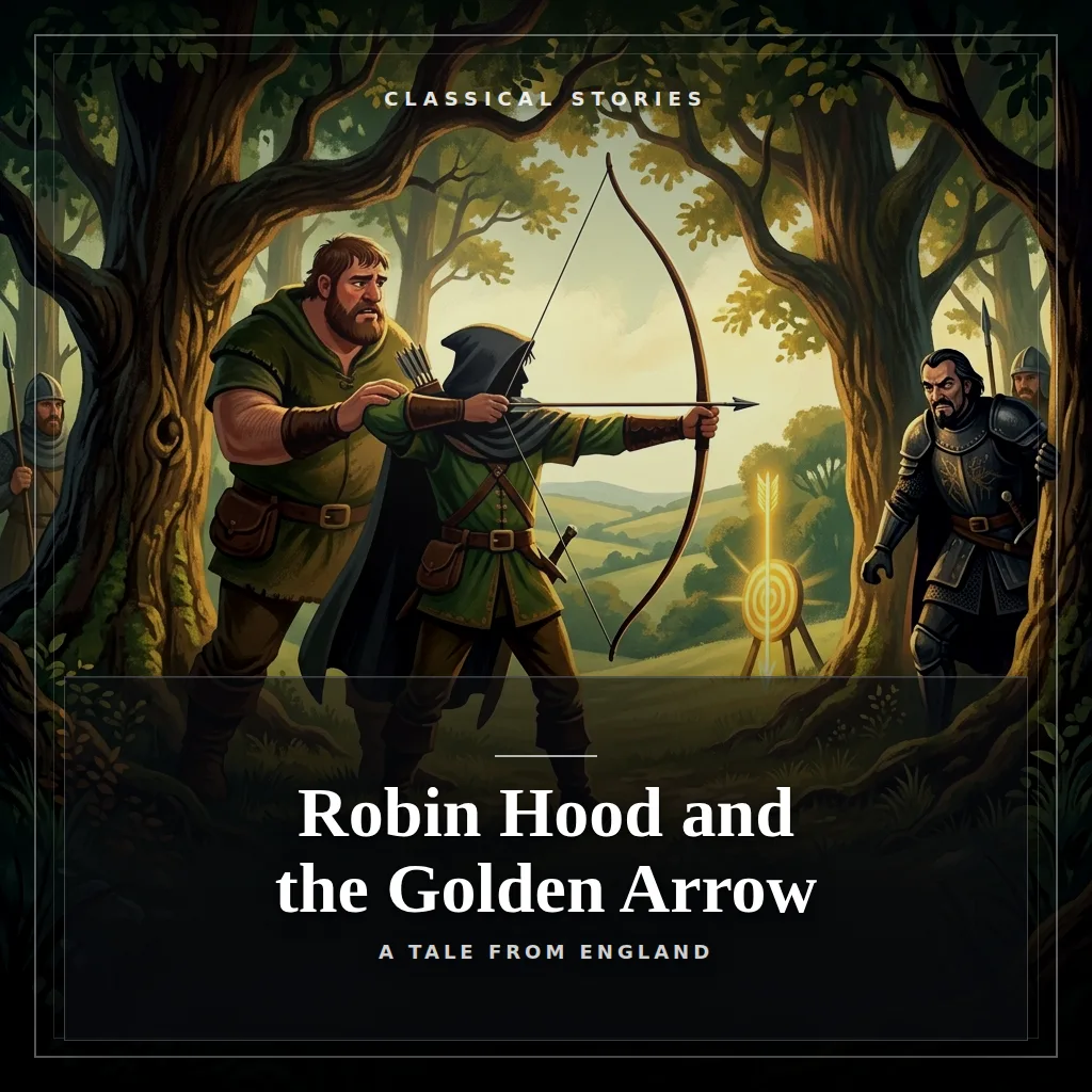 Audiobook cover: Robin Hood and the Golden Arrow
