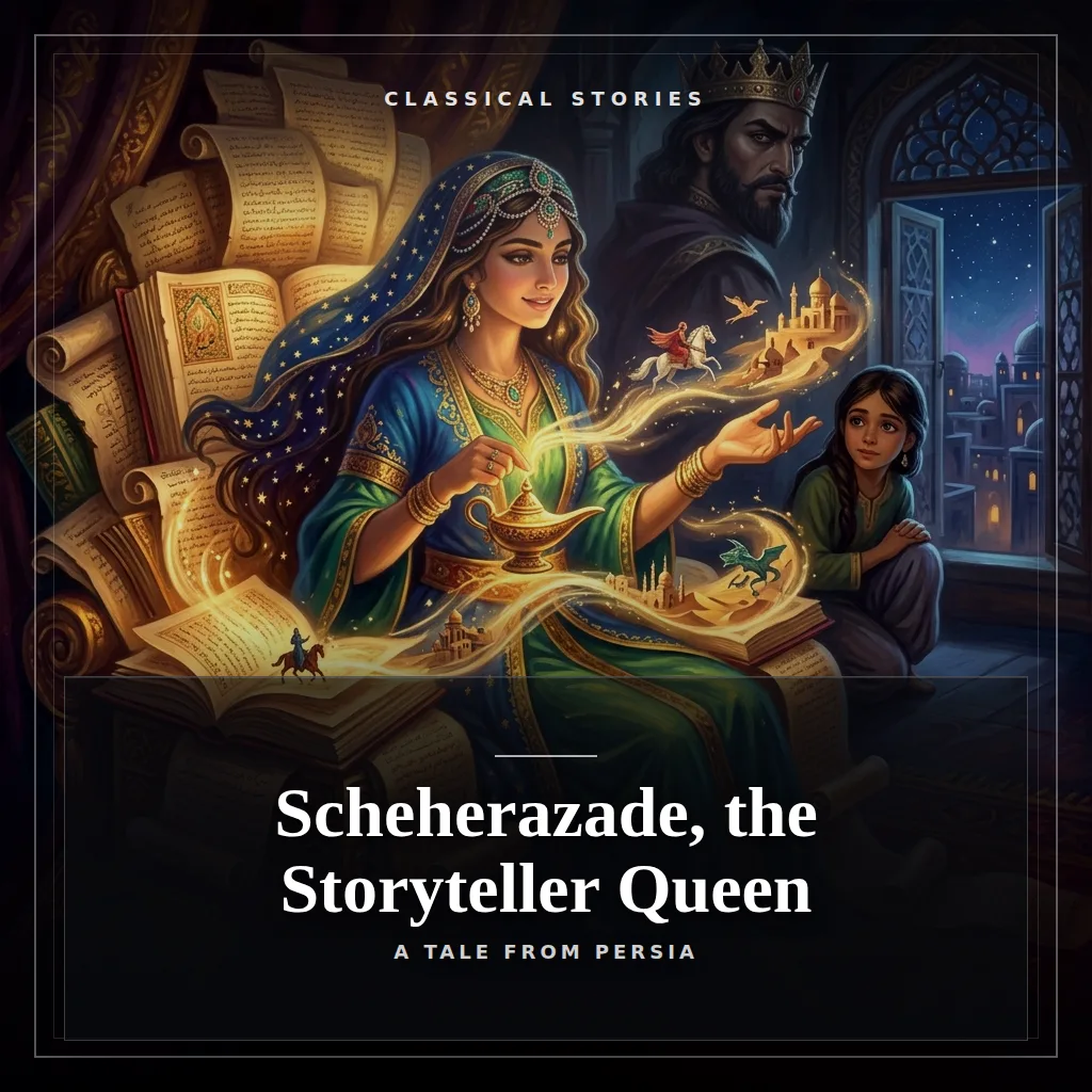 Audiobook cover: Scheherazade, the Storyteller Queen
