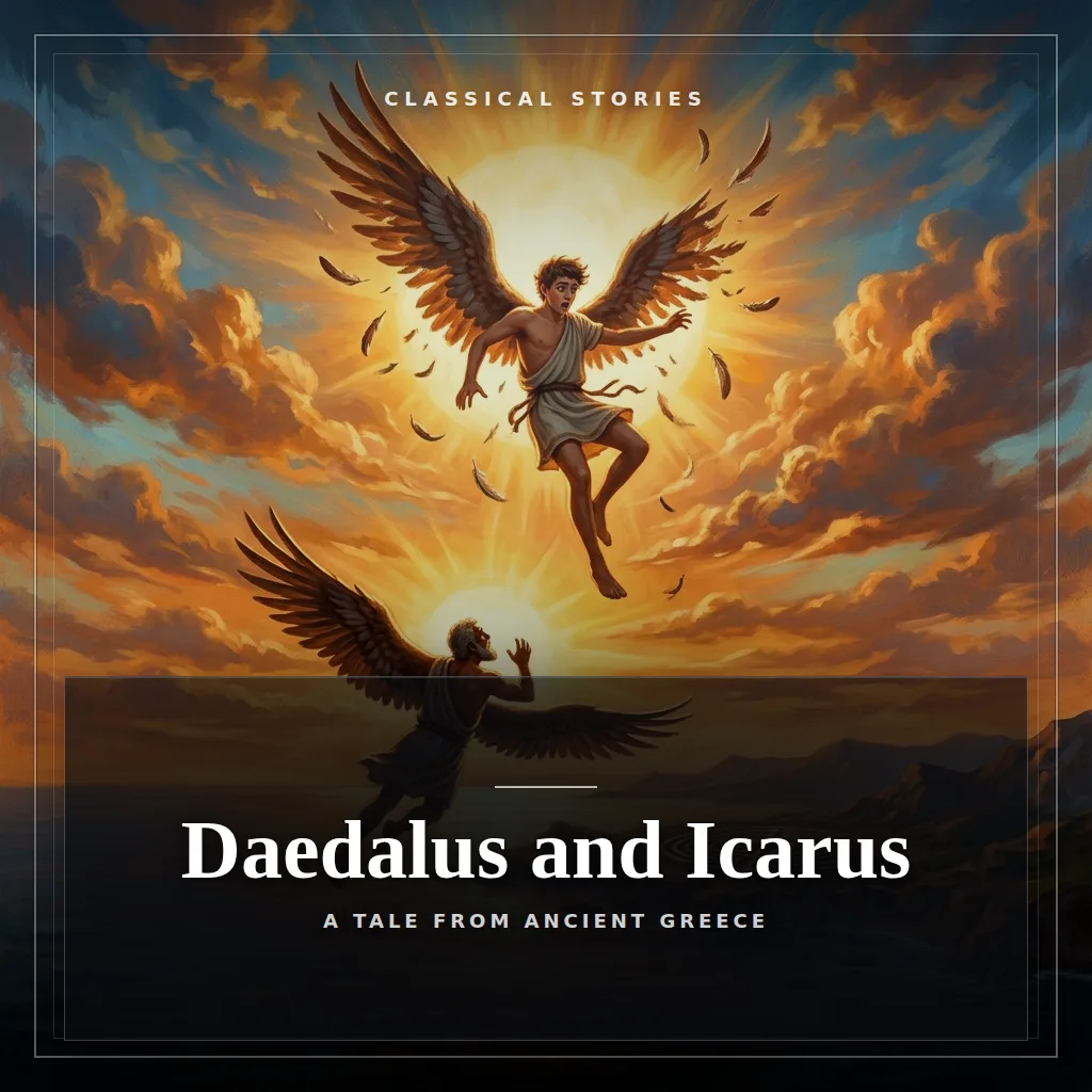 Audiobook cover: Daedalus and Icarus