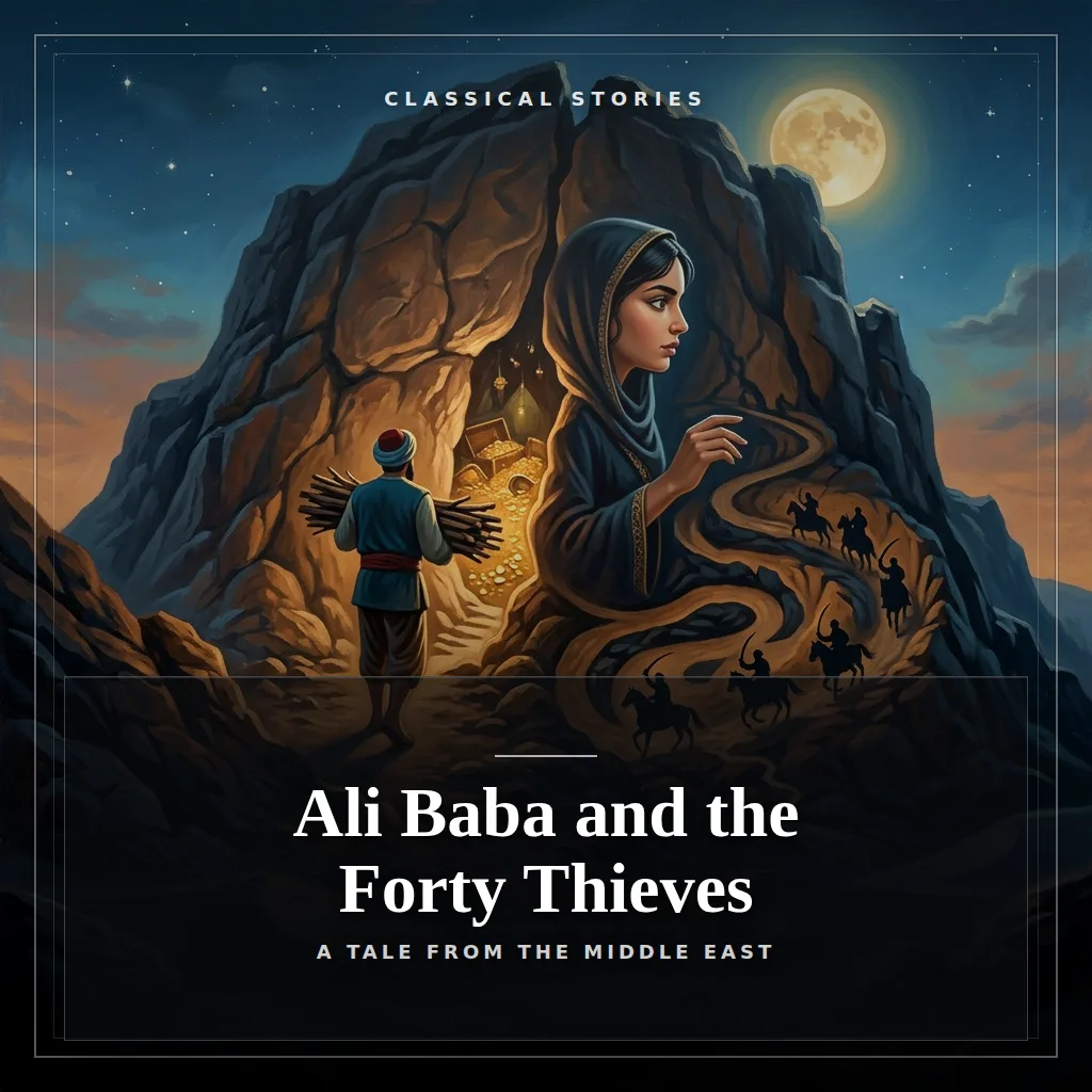 Audiobook cover: Ali Baba and the Forty Thieves