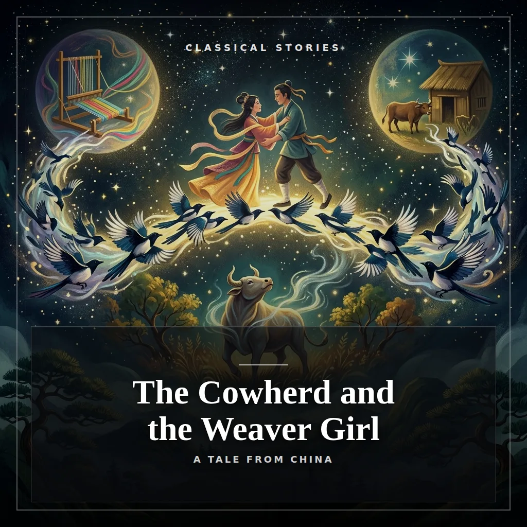 Audiobook cover: The Cowherd and the Weaver Girl