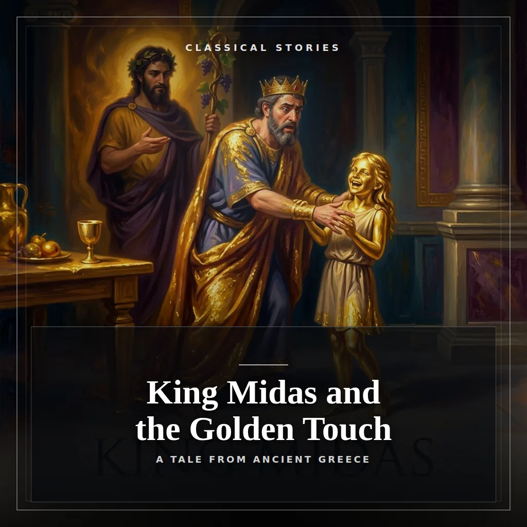 Audiobook cover: King Midas and the Golden Touch