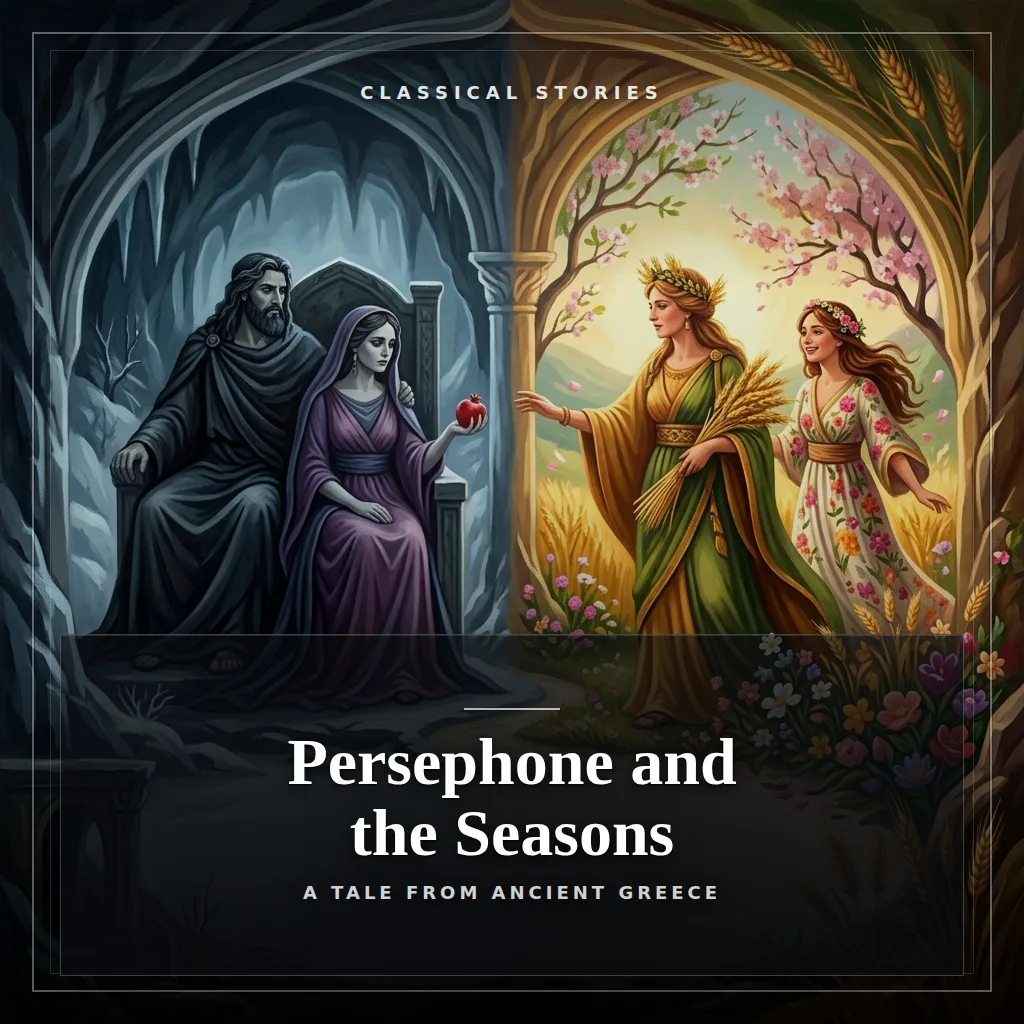 Audiobook cover: Persephone and the Seasons