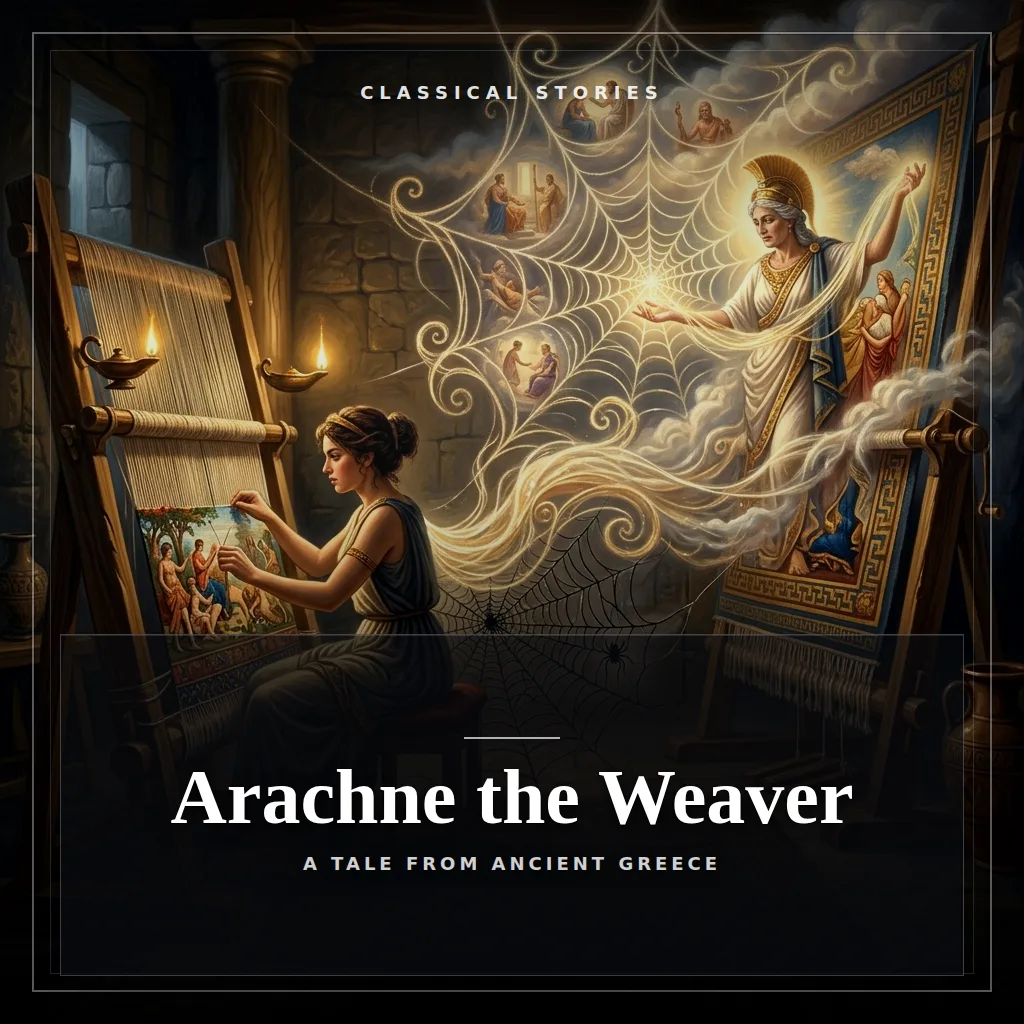 Audiobook cover: Arachne the Weaver