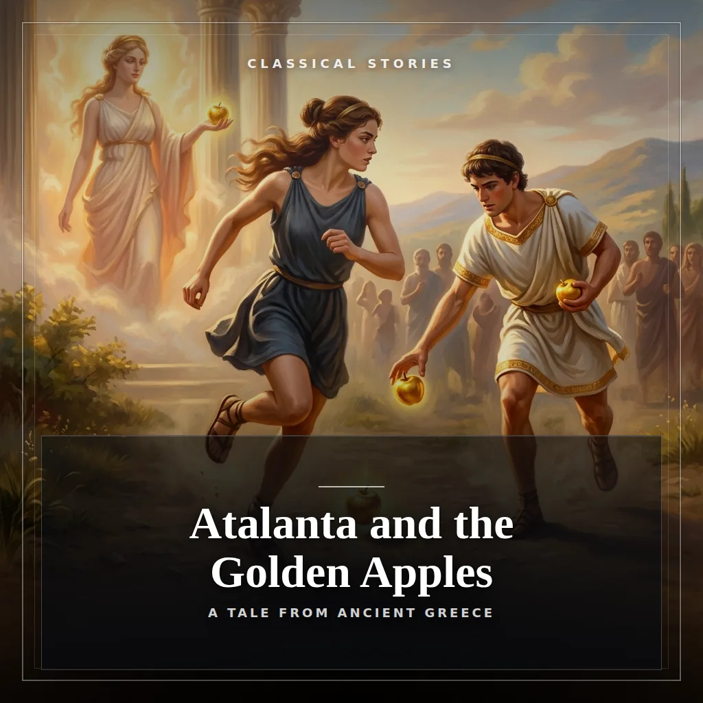 Audiobook cover: Atalanta and the Golden Apples