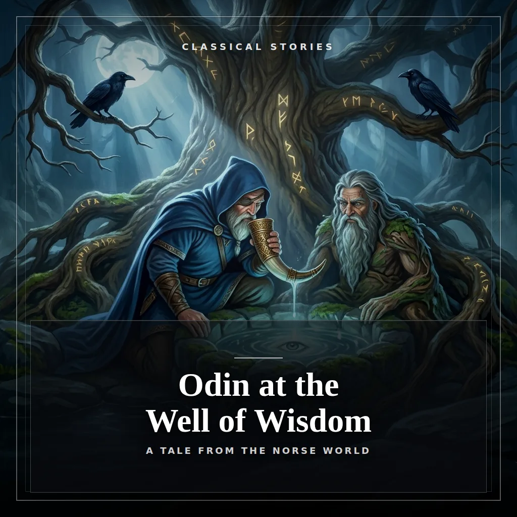 Audiobook cover: Odin at the Well of Wisdom