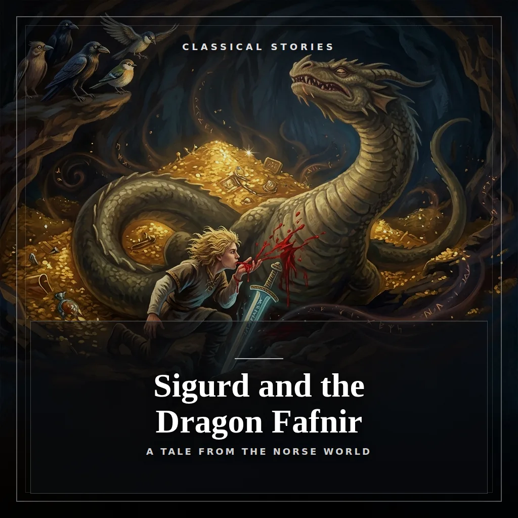 Audiobook cover: Sigurd and the Dragon Fafnir