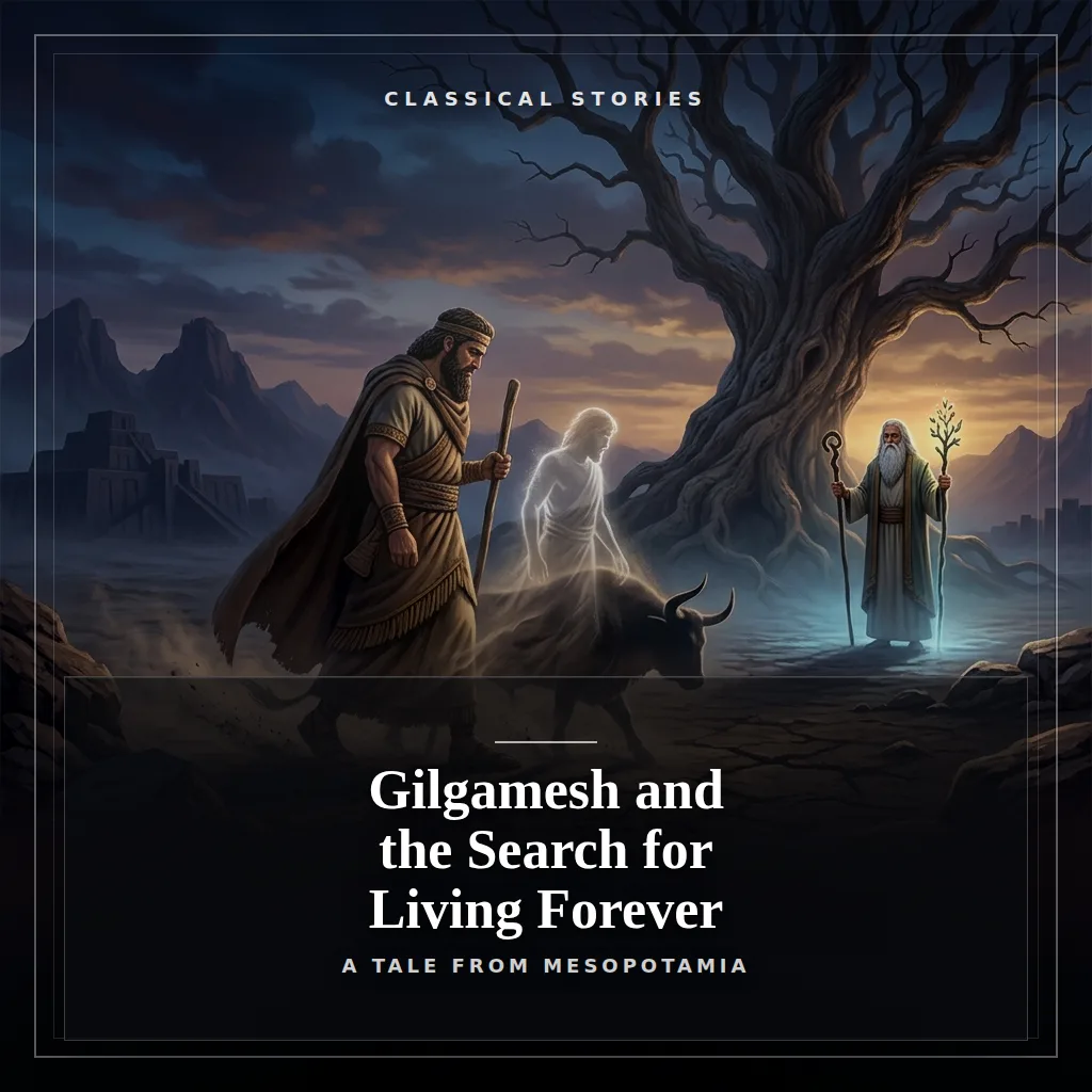 Audiobook cover: Gilgamesh and the Search for Living Forever