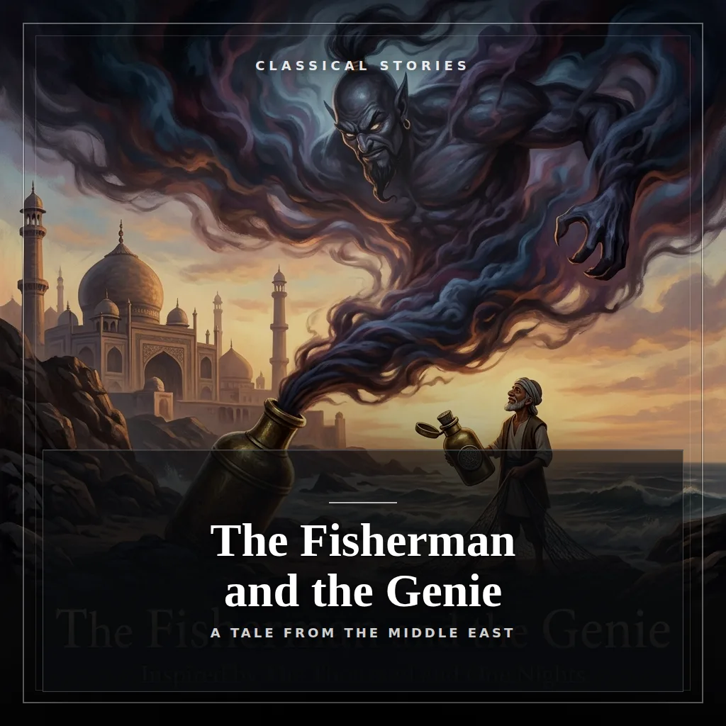 Audiobook cover: The Fisherman and the Genie