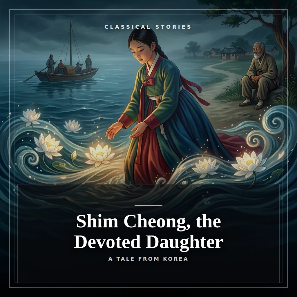 Audiobook cover: Shim Cheong, the Devoted Daughter
