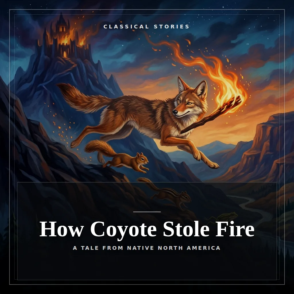 Audiobook cover: How Coyote Stole Fire