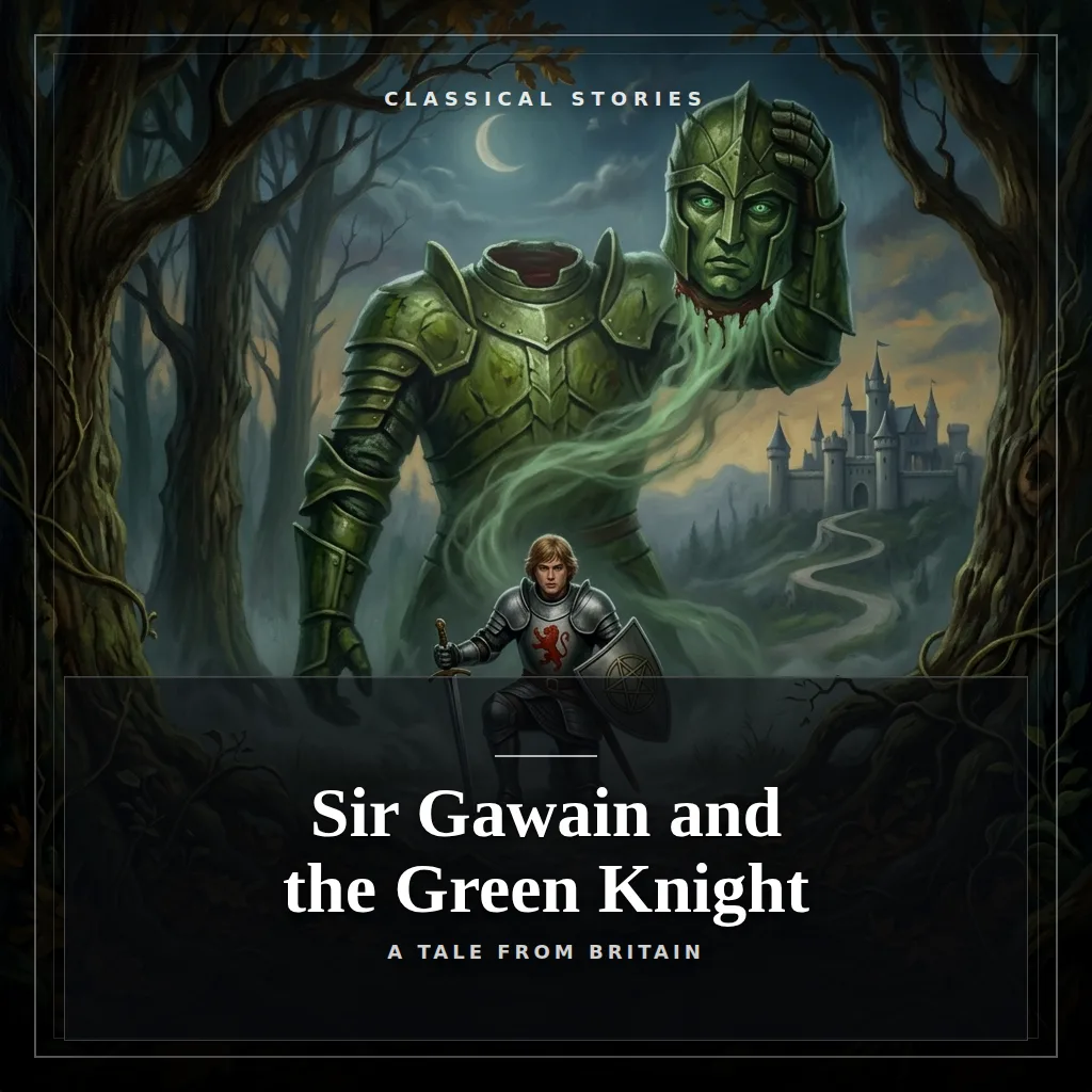 Audiobook cover: Sir Gawain and the Green Knight