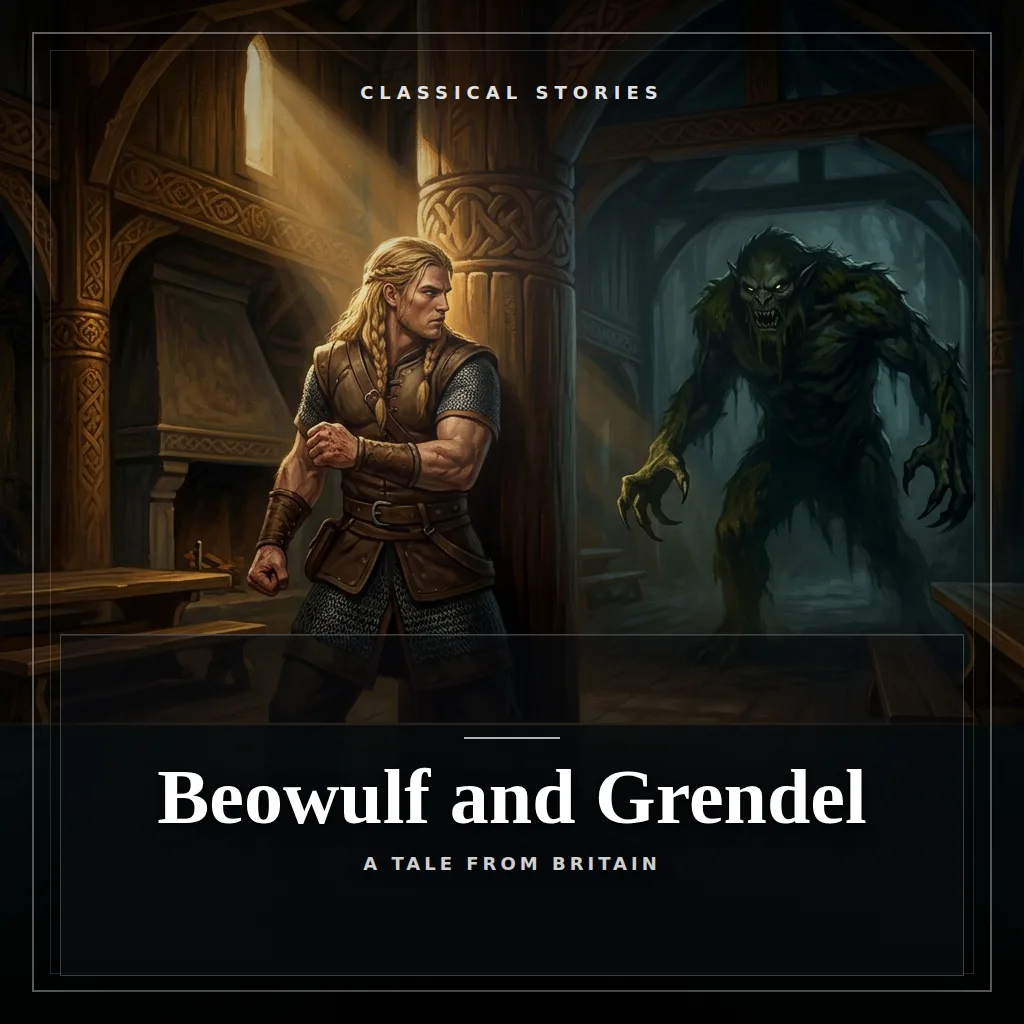 Audiobook cover: Beowulf and Grendel