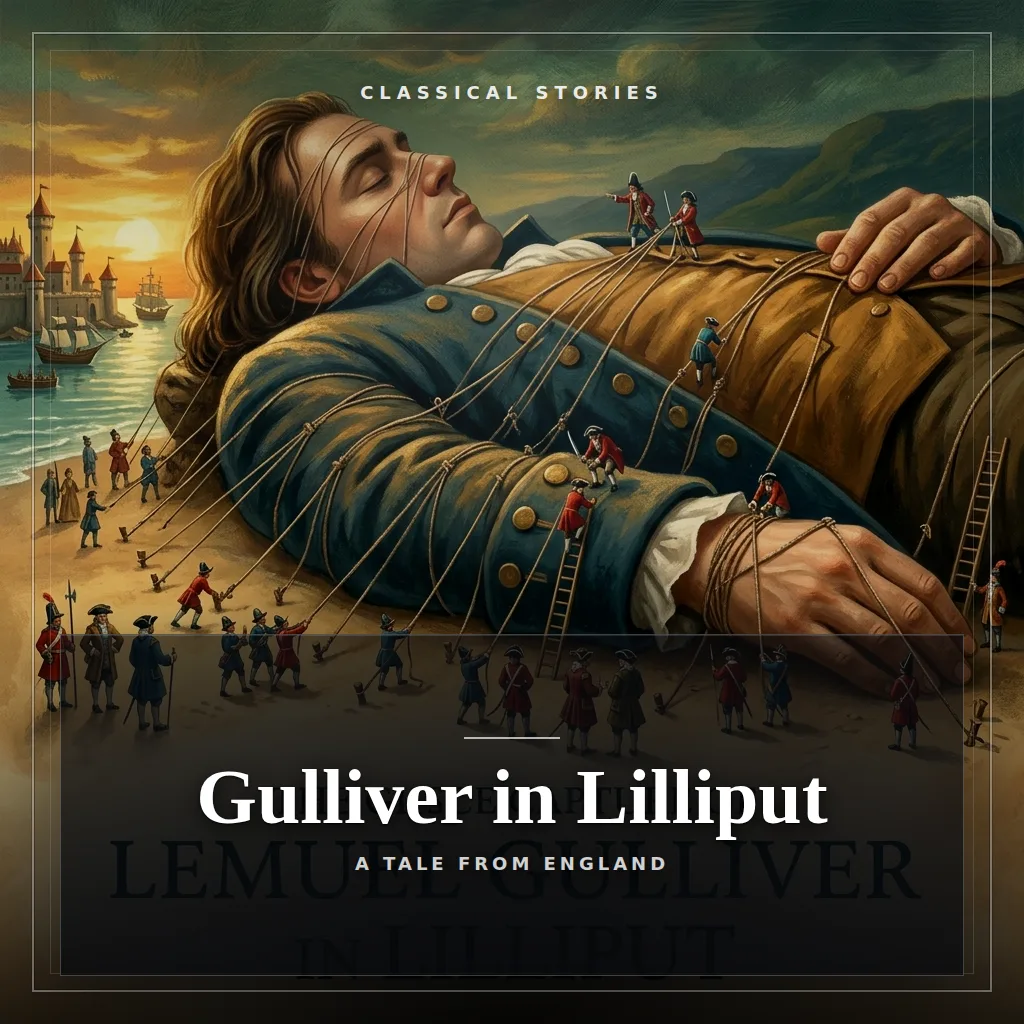 Audiobook cover: Gulliver in Lilliput