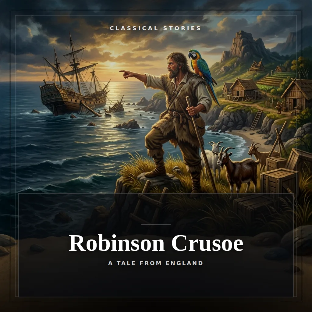 Audiobook cover: Robinson Crusoe