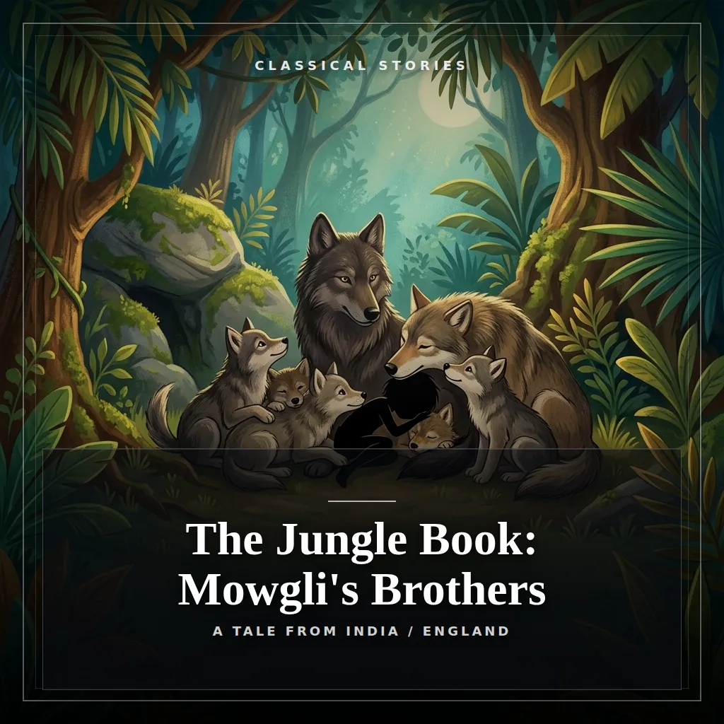Audiobook cover: The Jungle Book: Mowgli's Brothers