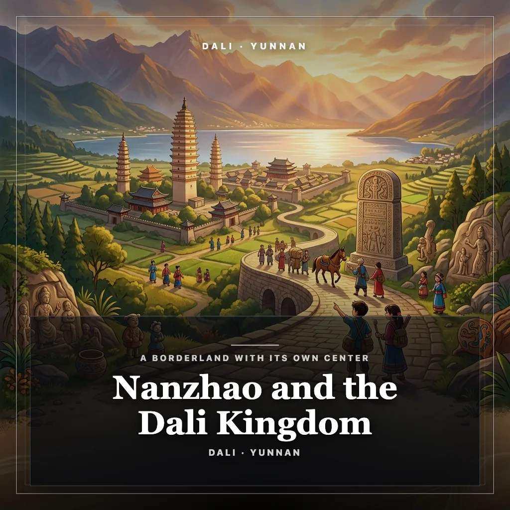Audiobook cover: Nanzhao and the Dali Kingdom: A Borderland With Its Own Center