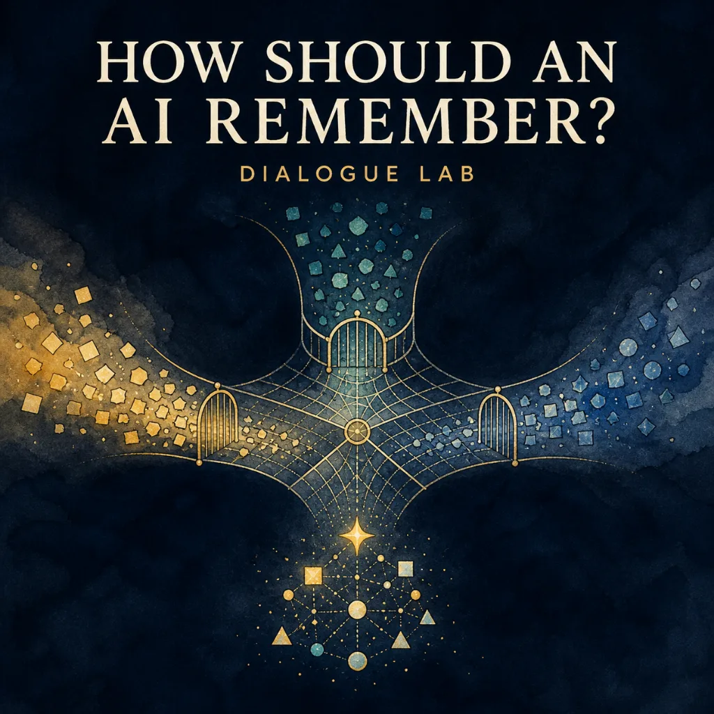 Audiobook cover: How Should an AI Remember?