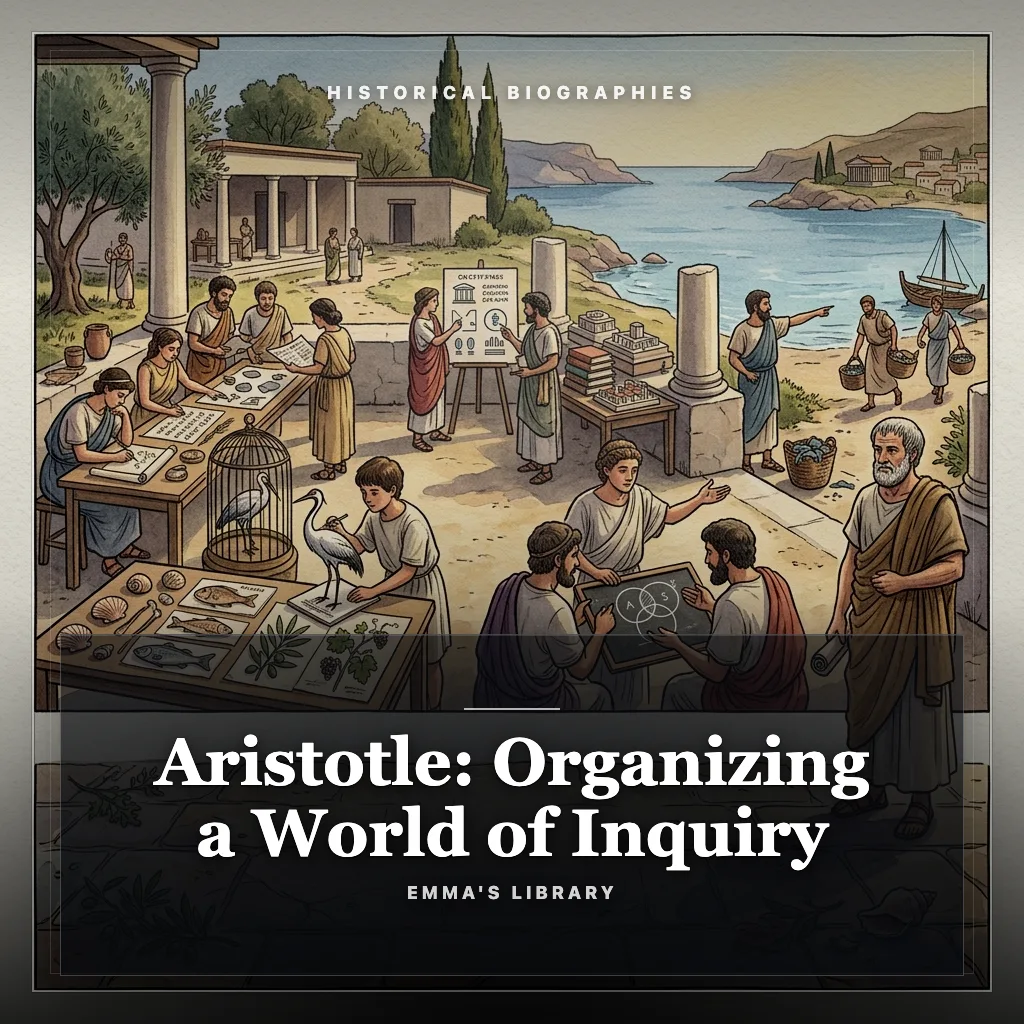 Audiobook cover: Aristotle: Organizing a World of Inquiry