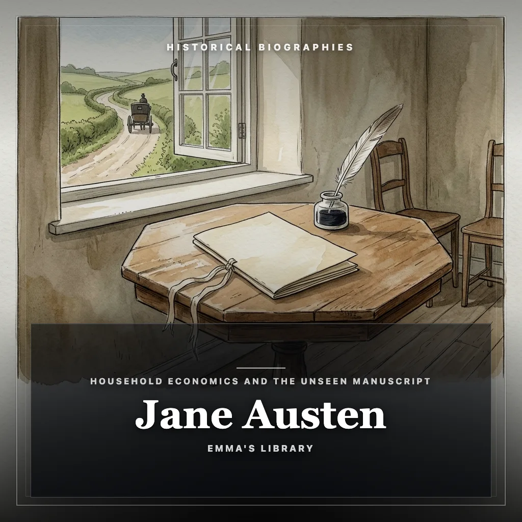 Audiobook cover: Jane Austen: Household Economics and the Unseen Manuscript