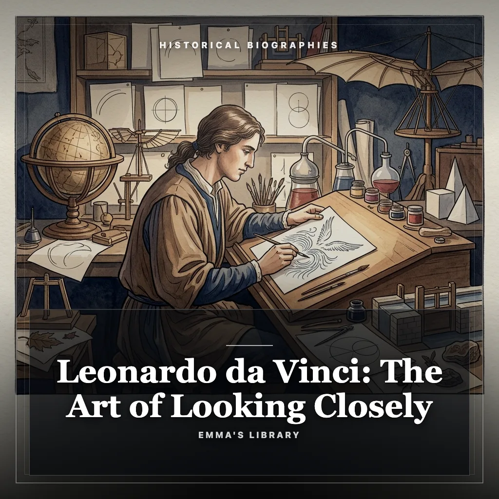 Audiobook cover: Leonardo da Vinci: The Art of Looking Closely