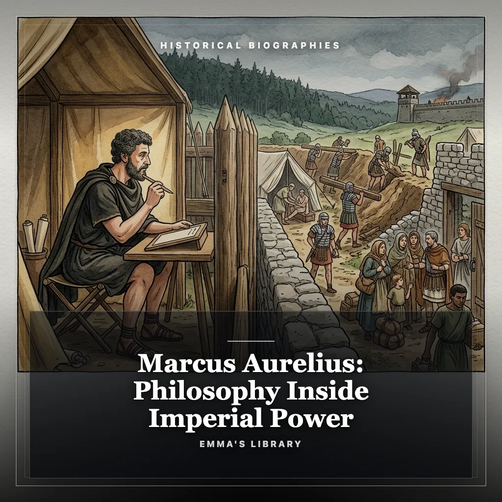 Audiobook cover: Marcus Aurelius: Philosophy Inside Imperial Power