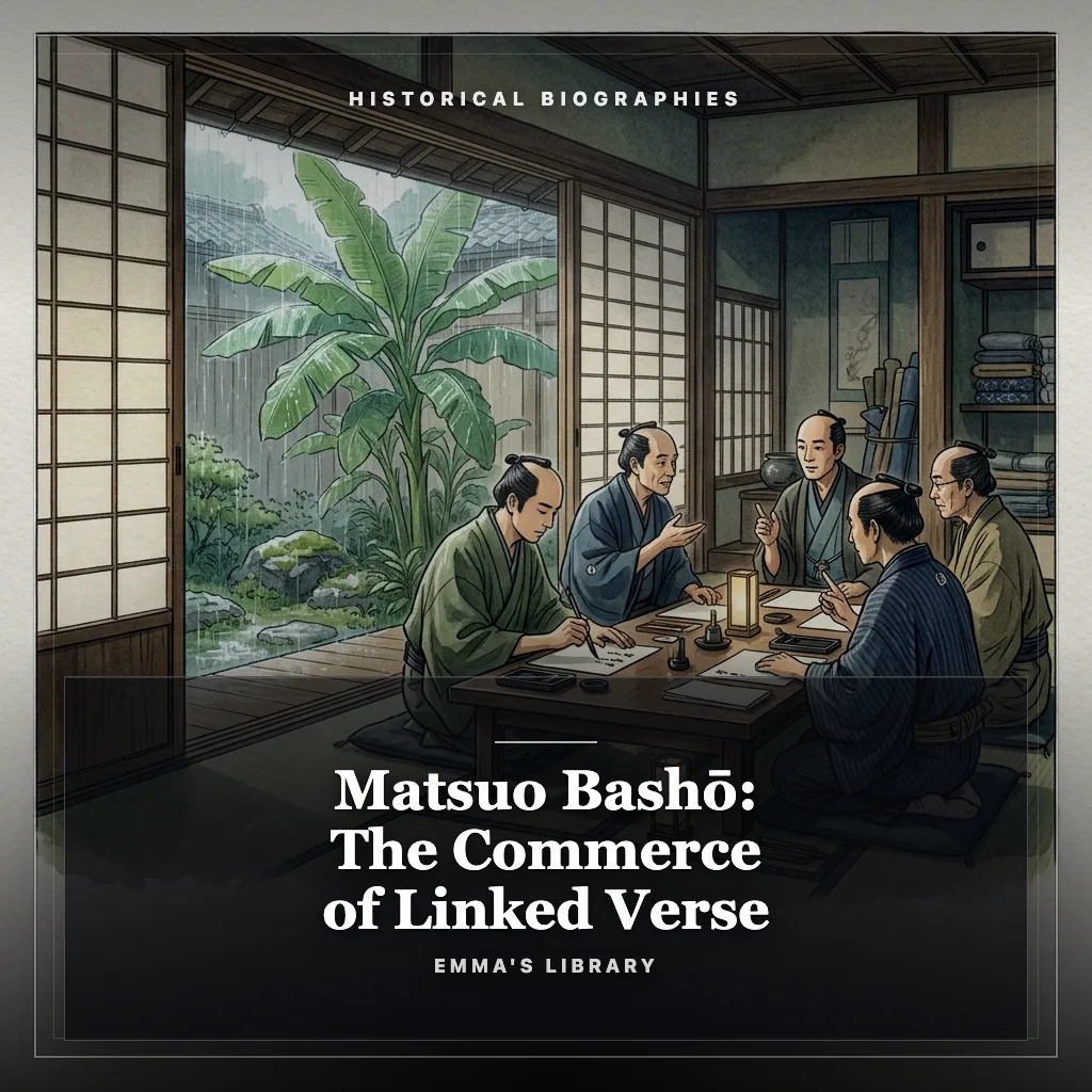 Audiobook cover: Matsuo Bashō: The Commerce of Linked Verse