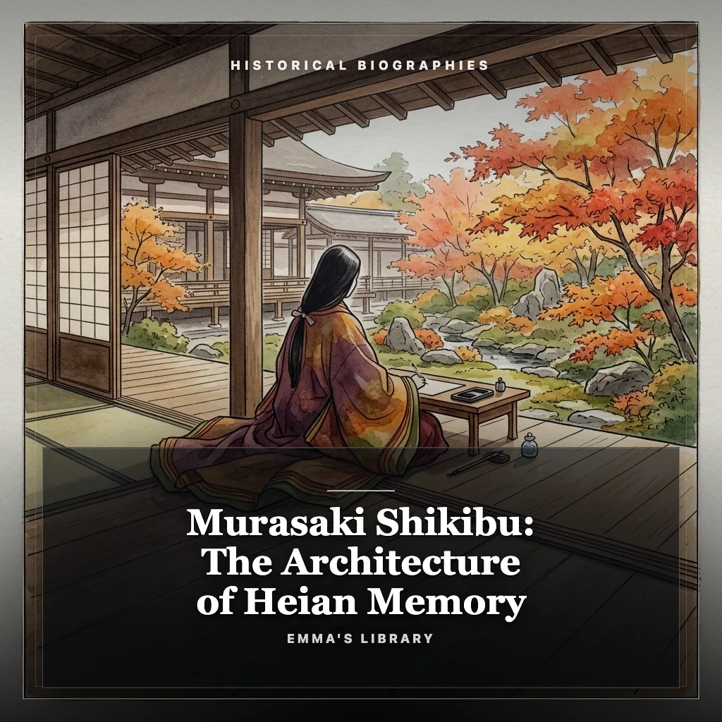 Audiobook cover: Murasaki Shikibu: The Architecture of Heian Memory