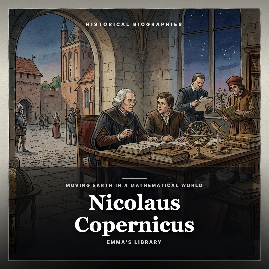 Audiobook cover: Nicolaus Copernicus: Moving Earth in a Mathematical World
