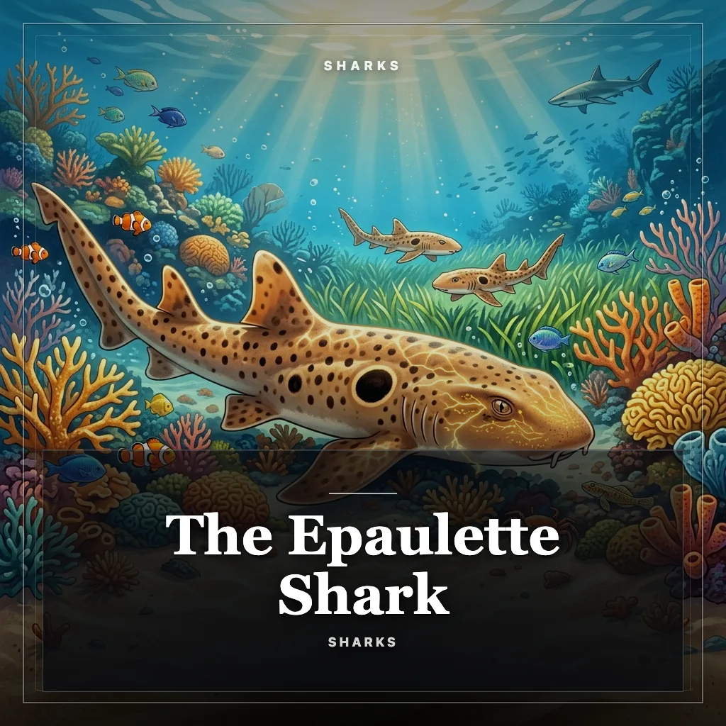 Audiobook cover: The Epaulette Shark