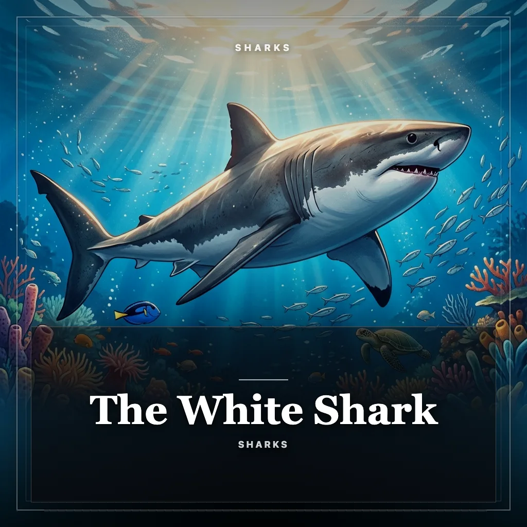 Audiobook cover: The Great White Shark
