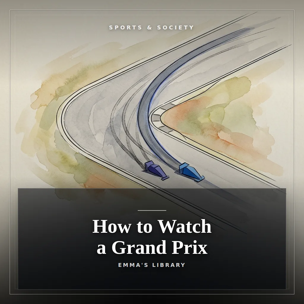 Audiobook cover: How to Watch a Grand Prix